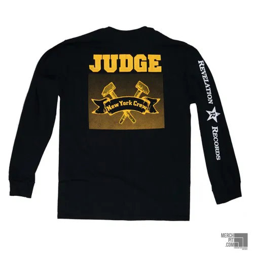 JUDGE ´New York Crew´ - Black Longsleeve - Back